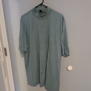 Lands' End Women's Short Sleeve Tee in Light Green